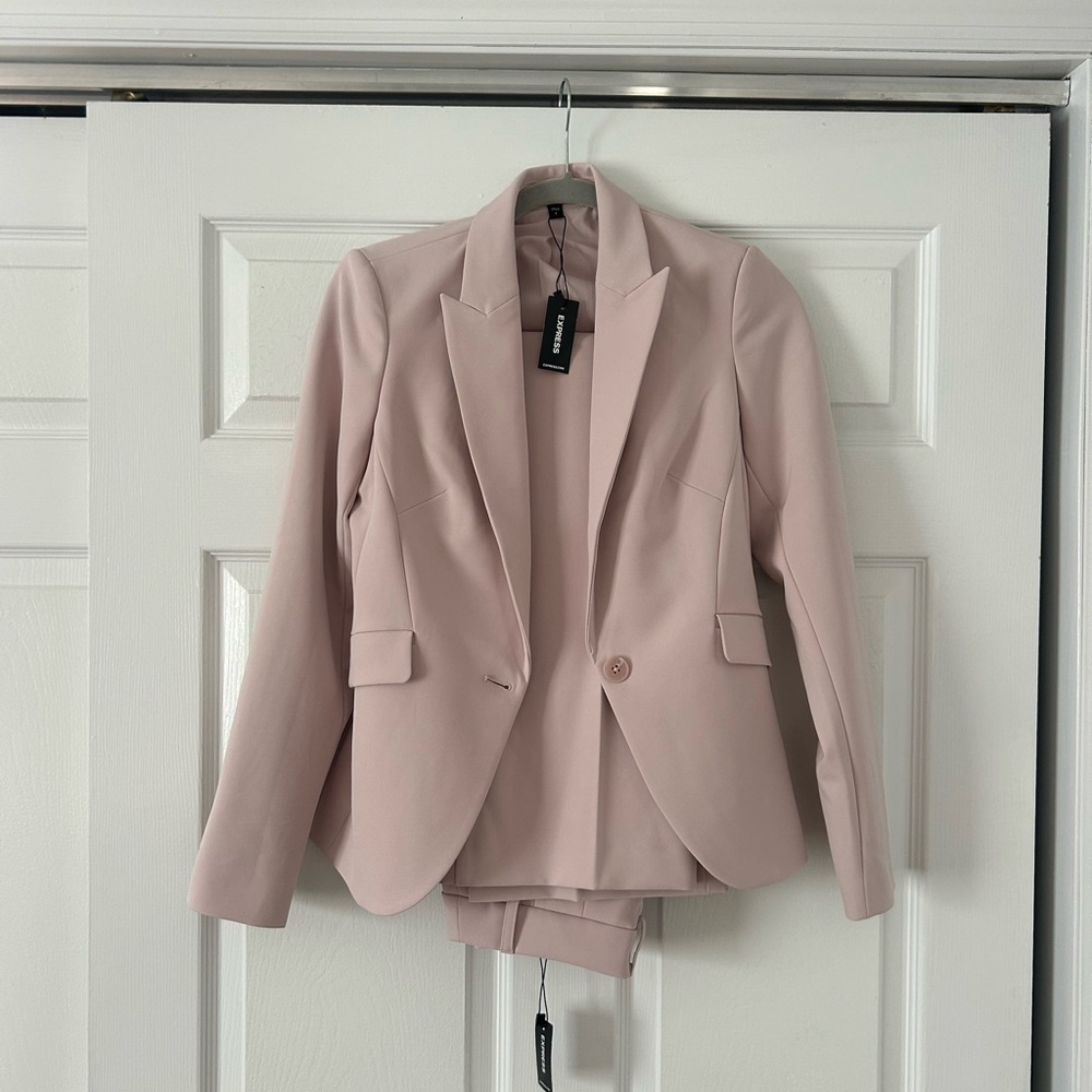 Express Light Pink Blazer